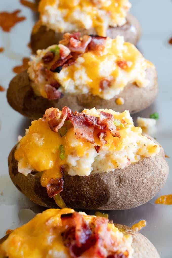 Twice Baked Potatoes - House of Yumm