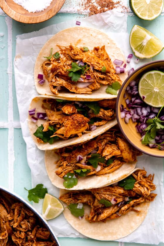 Easy Shredded Mexican Chicken - House of Yumm