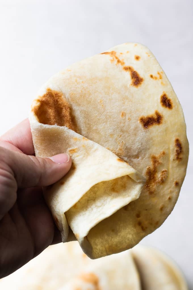 Bacon-Fat Flour Tortillas Recipe