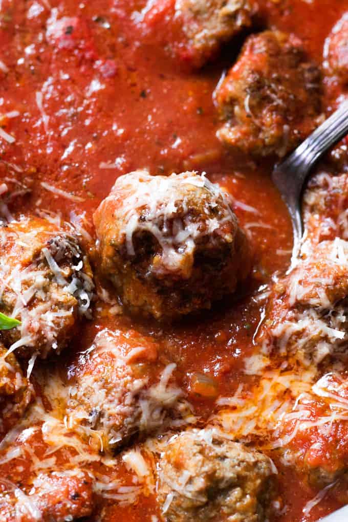 Classic Meatball Recipe House Of Yumm