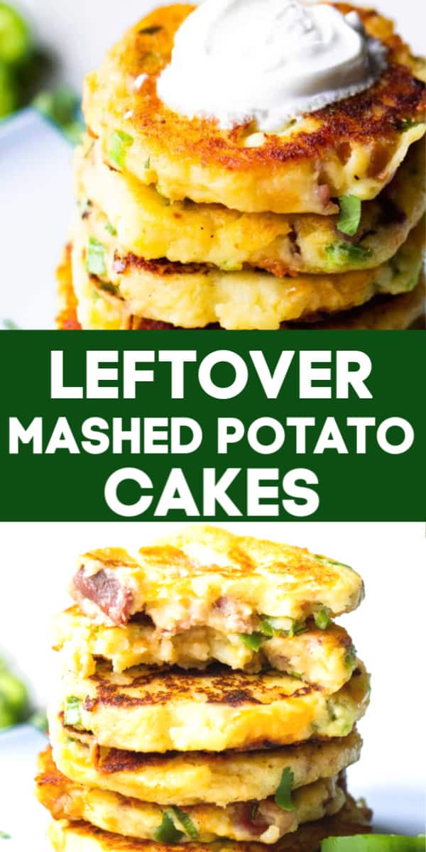 Leftover Mashed Potato Cakes - House of Yumm