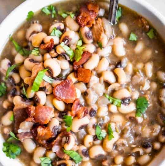 Texas Style Black Eyed Peas - House of Yumm