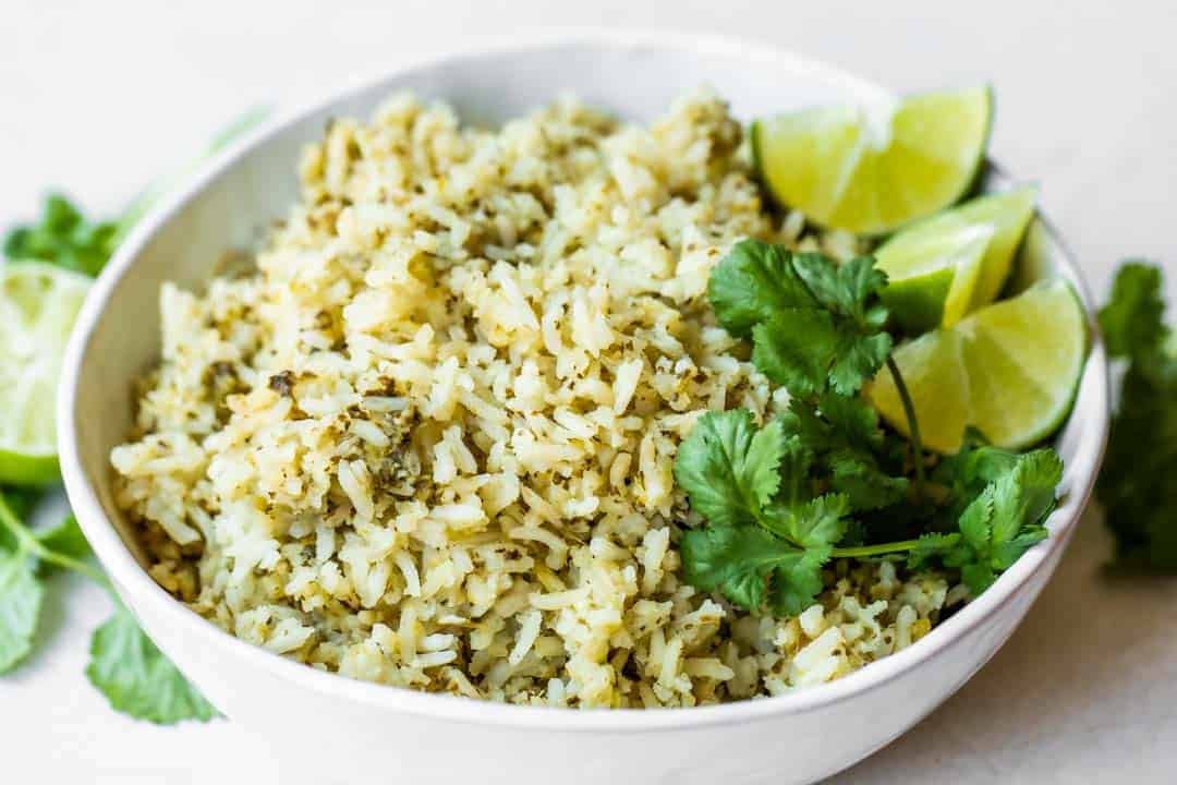 Mexican Green Rice (Arroz Verde) - House of Yumm