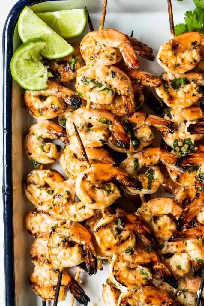 How to Grill Shrimp Without Skewers Recipe - Modern Bites