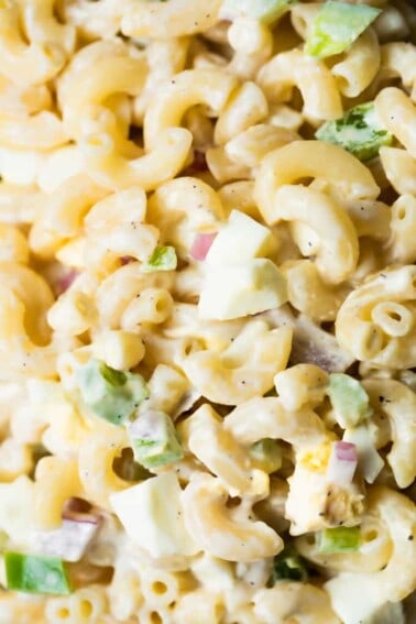 Classic Macaroni Salad! Perfect Creamy Dressing!