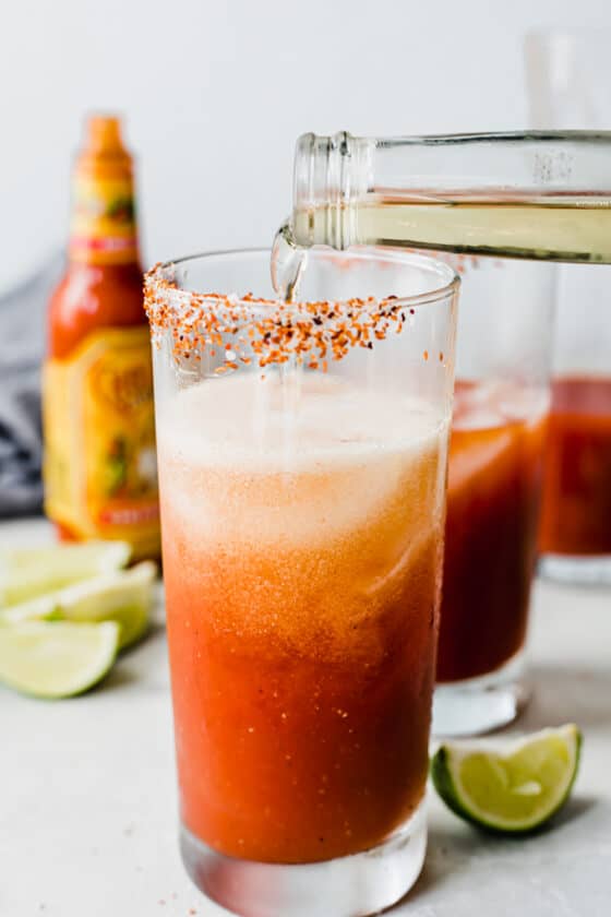Michelada- Spicy Mexican Beer Cocktail