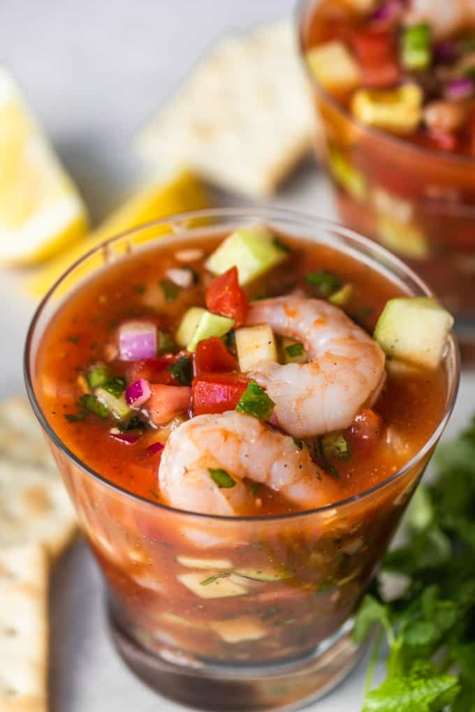 Mexican Shrimp Cocktail - House of Yumm