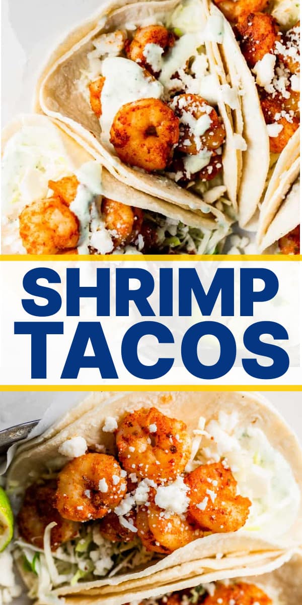 Easy Tacos de Camaron (Mexican Shrimp Tacos) - House of Yumm