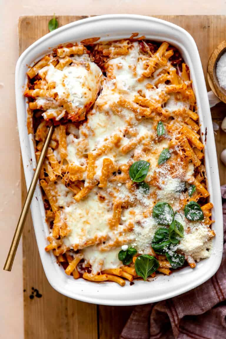 Baked Ziti (A Family Favorite!) - House of Yumm