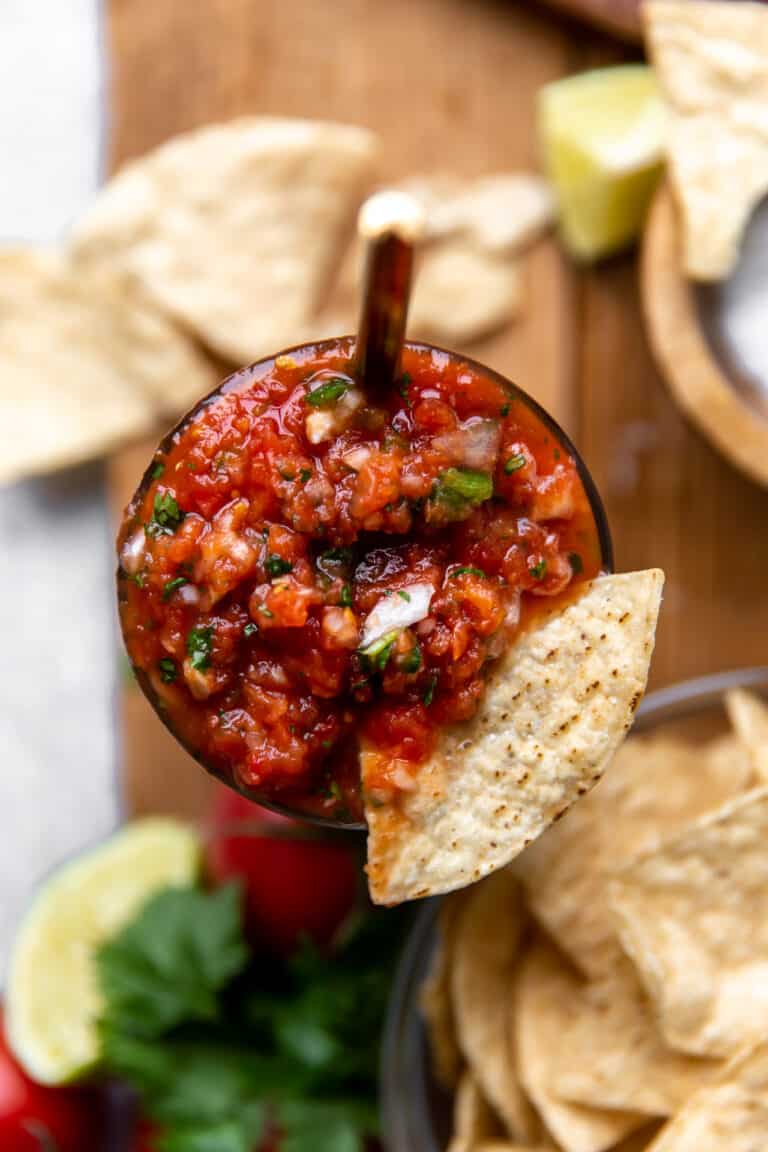 Easy Homemade Salsa (Restaurant Style!) House of Yumm