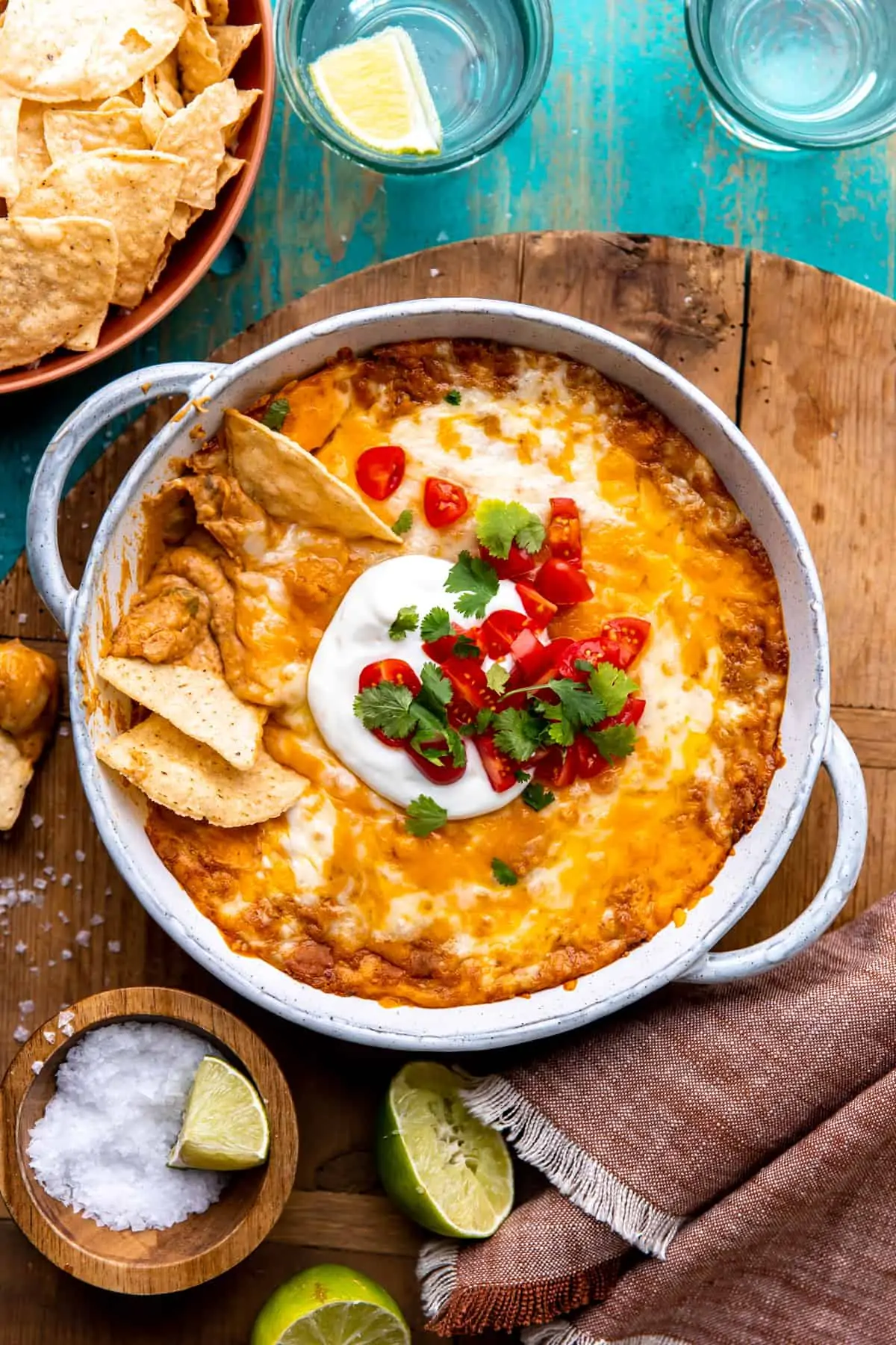 The Best Slow Cooker Bean Dip Recipe with Cheese