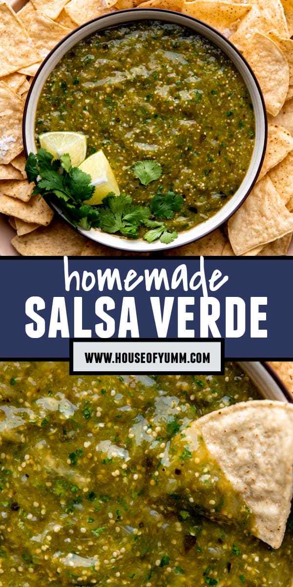 Homemade Salsa Verde House Of Yumm