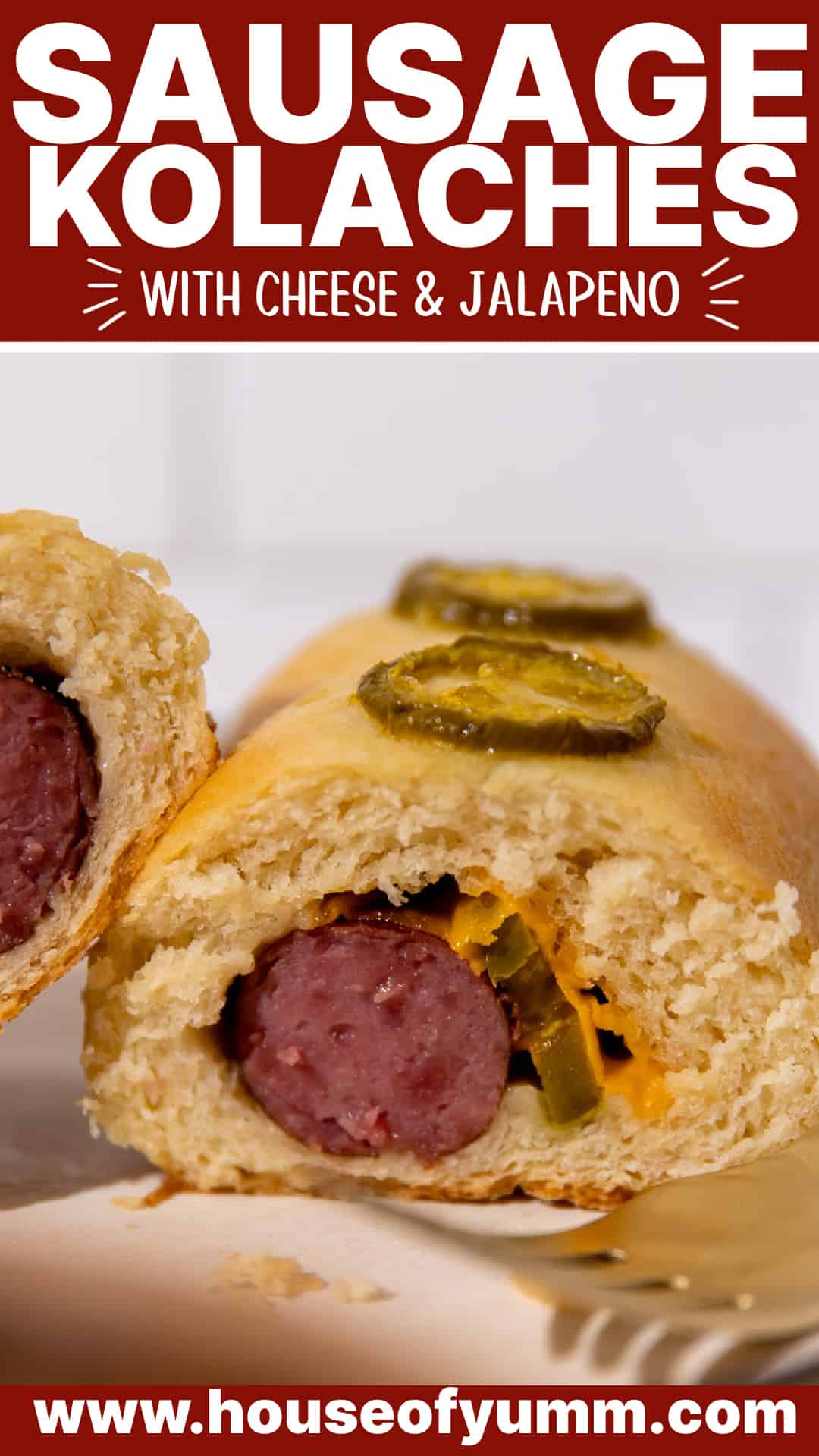 Texas Sausage Kolaches (Klobasnek) - House Of Yumm