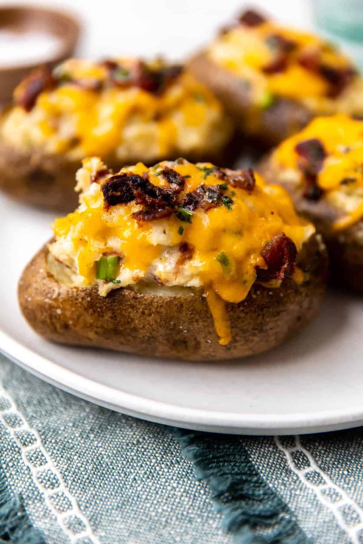 Twice Baked Potatoes - House of Yumm