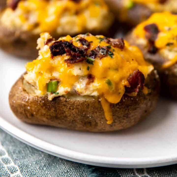 Twice Baked Potatoes - House of Yumm