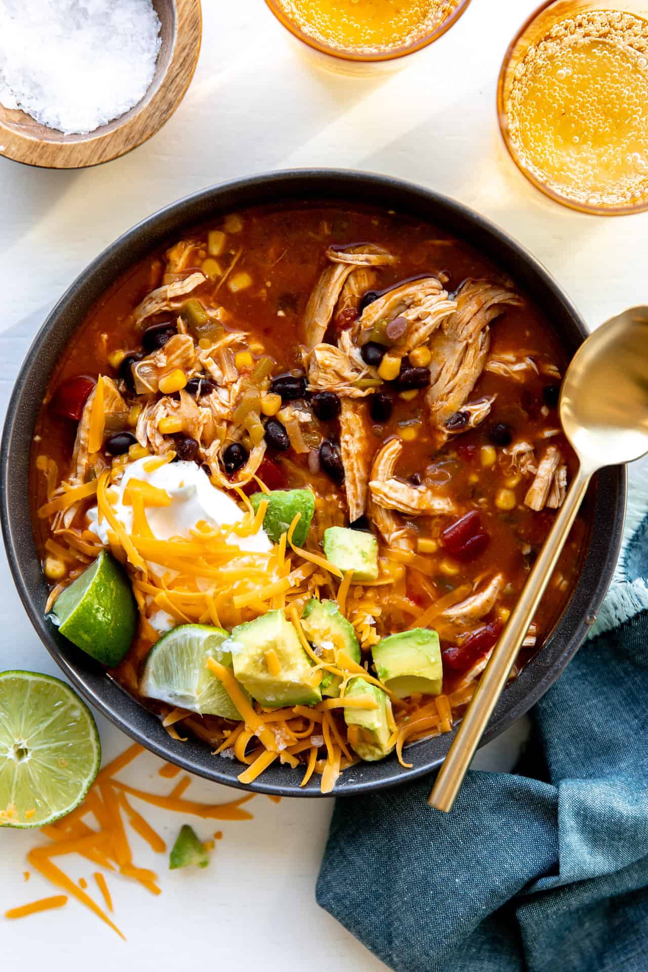 Chicken Enchilada Soup House Of Yumm