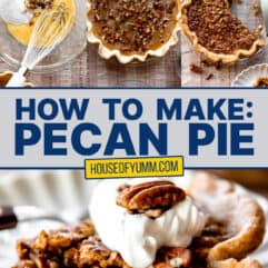 How to make pecan pie pin.