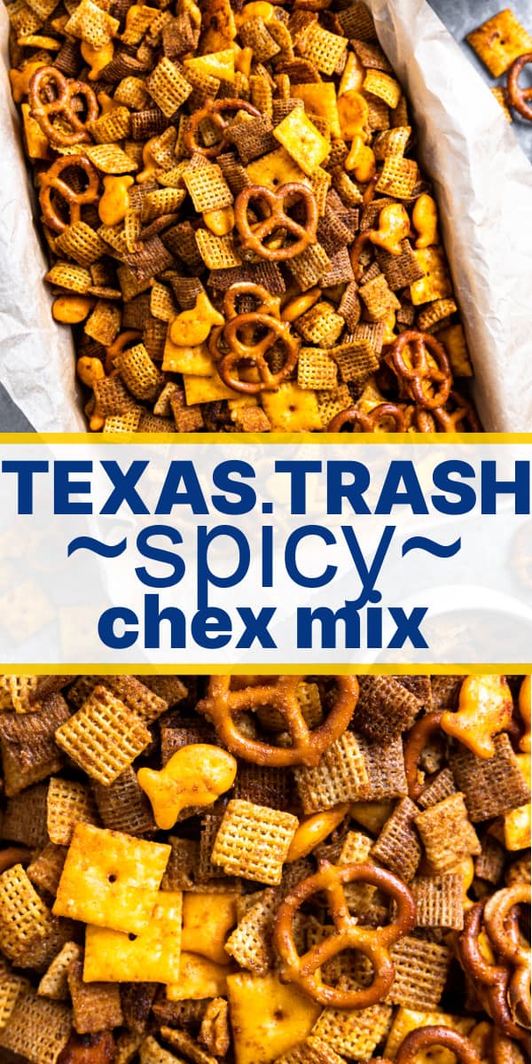 Texas Trash Spicy Chex Mix House of Yumm