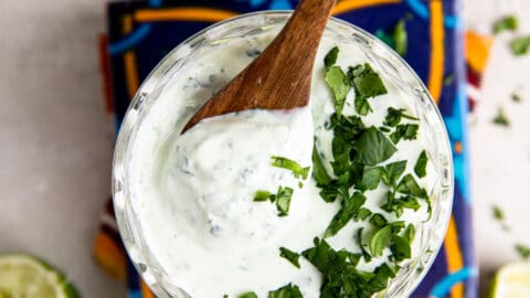 Cilantro Lime Sour Cream