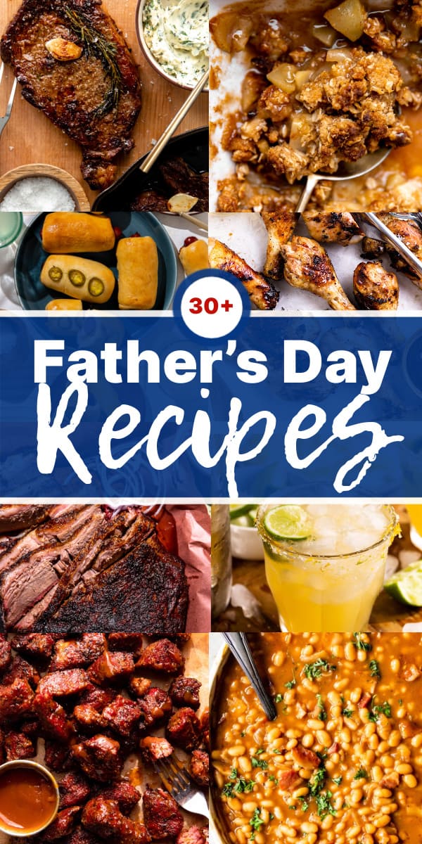 Father’s day Recipes collage