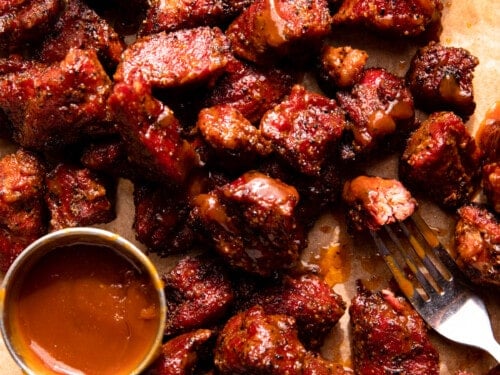 Smoked Chuck Roast Burnt Ends