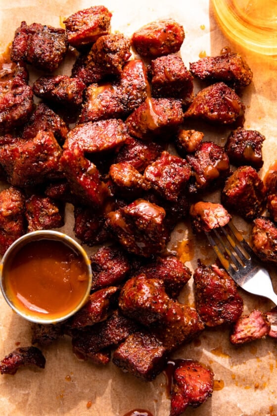 Smoked Chuck Roast Burnt Ends - House Of Yumm