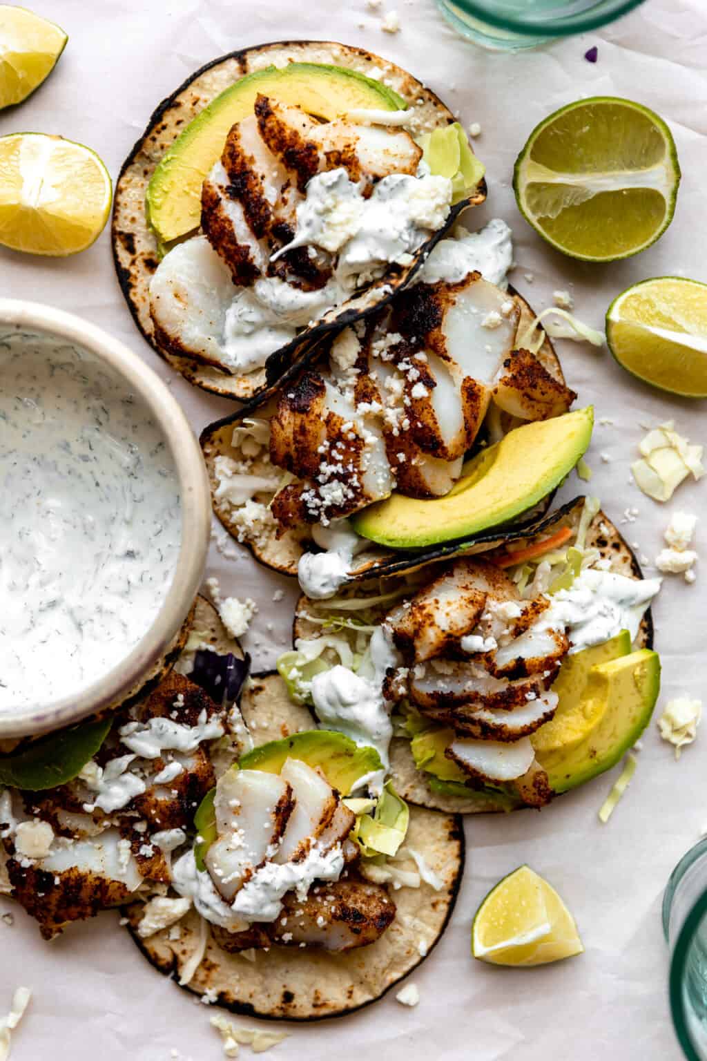 Grilled Fish Tacos House of Yumm