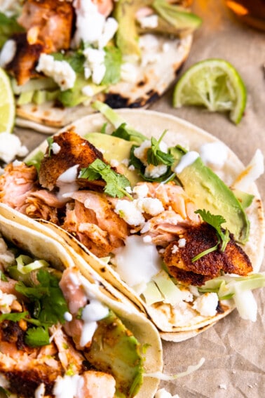 Salmon Tacos - House of Yumm