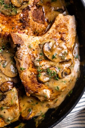 Pork Chops with Cream of Mushroom Soup - House of Yumm