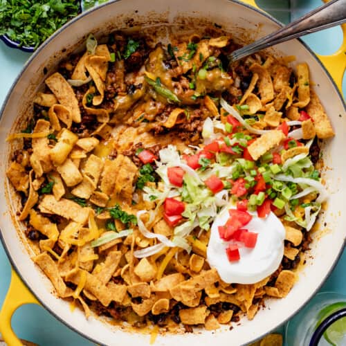 Walking Taco Casserole (Mexican Casserole Recipe with Doritos