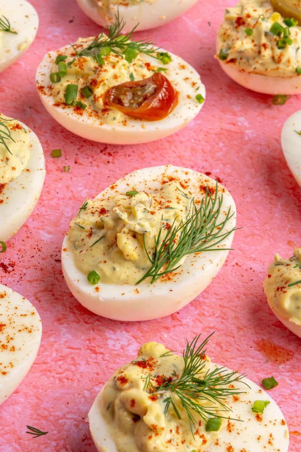 Jalapeño Deviled Eggs - House of Yumm