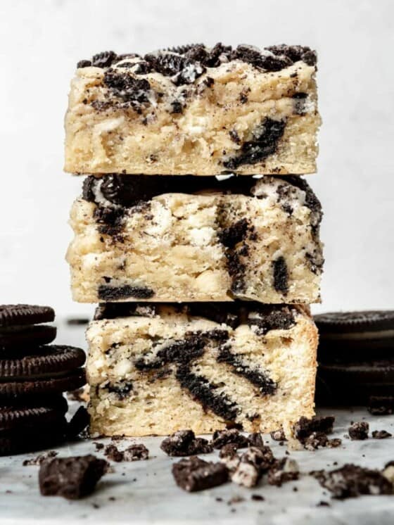 Thick and Chewy Oreo Bars