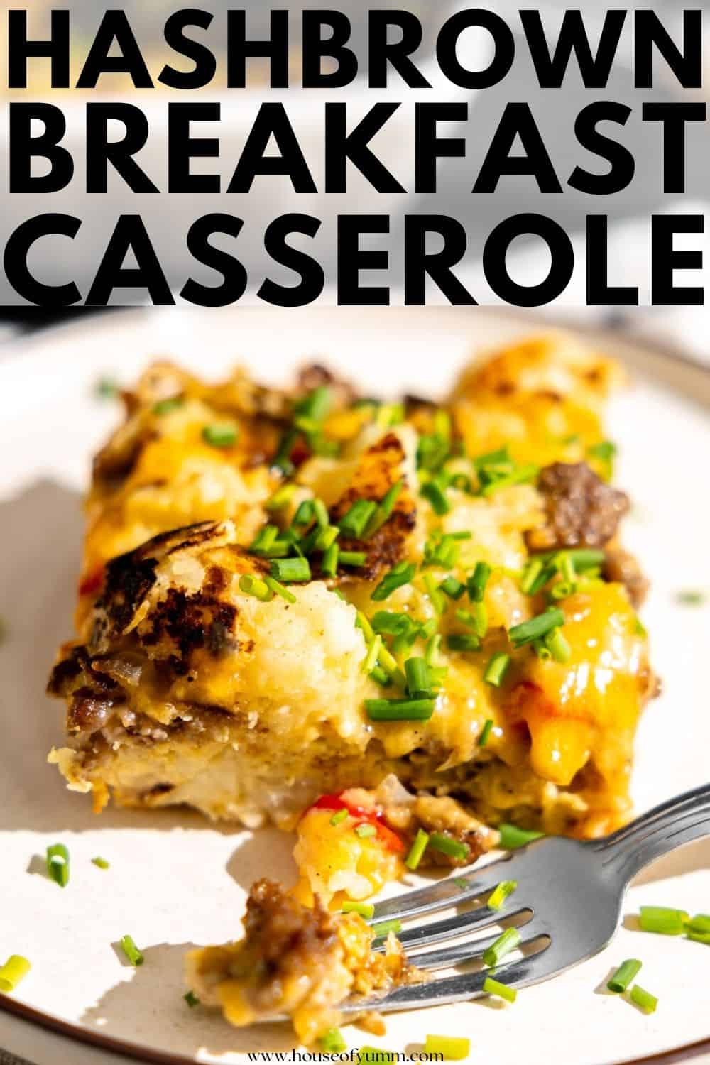 Easy Hashbrown Breakfast Casserole - House of Yumm