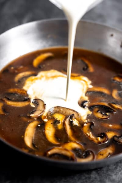 Mushroom Sauce for Steak - House of Yumm