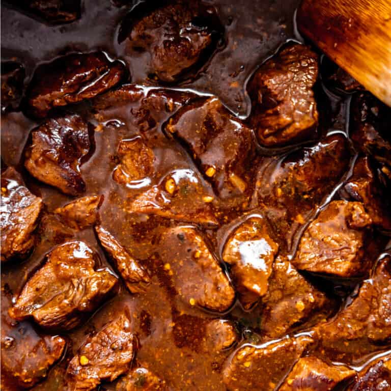 Slow Cooker Beef Tips and Gravy House of Yumm