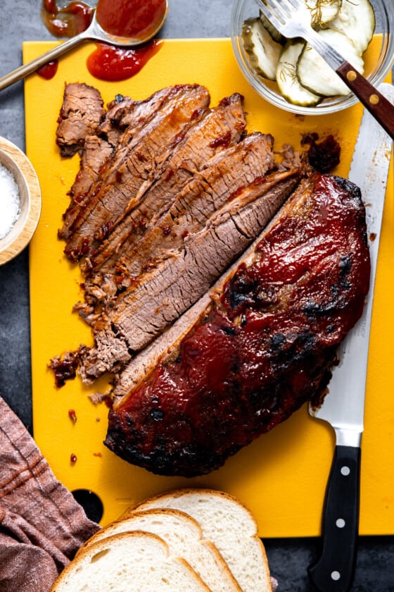 Slow Cooker Beef Brisket - House of Yumm