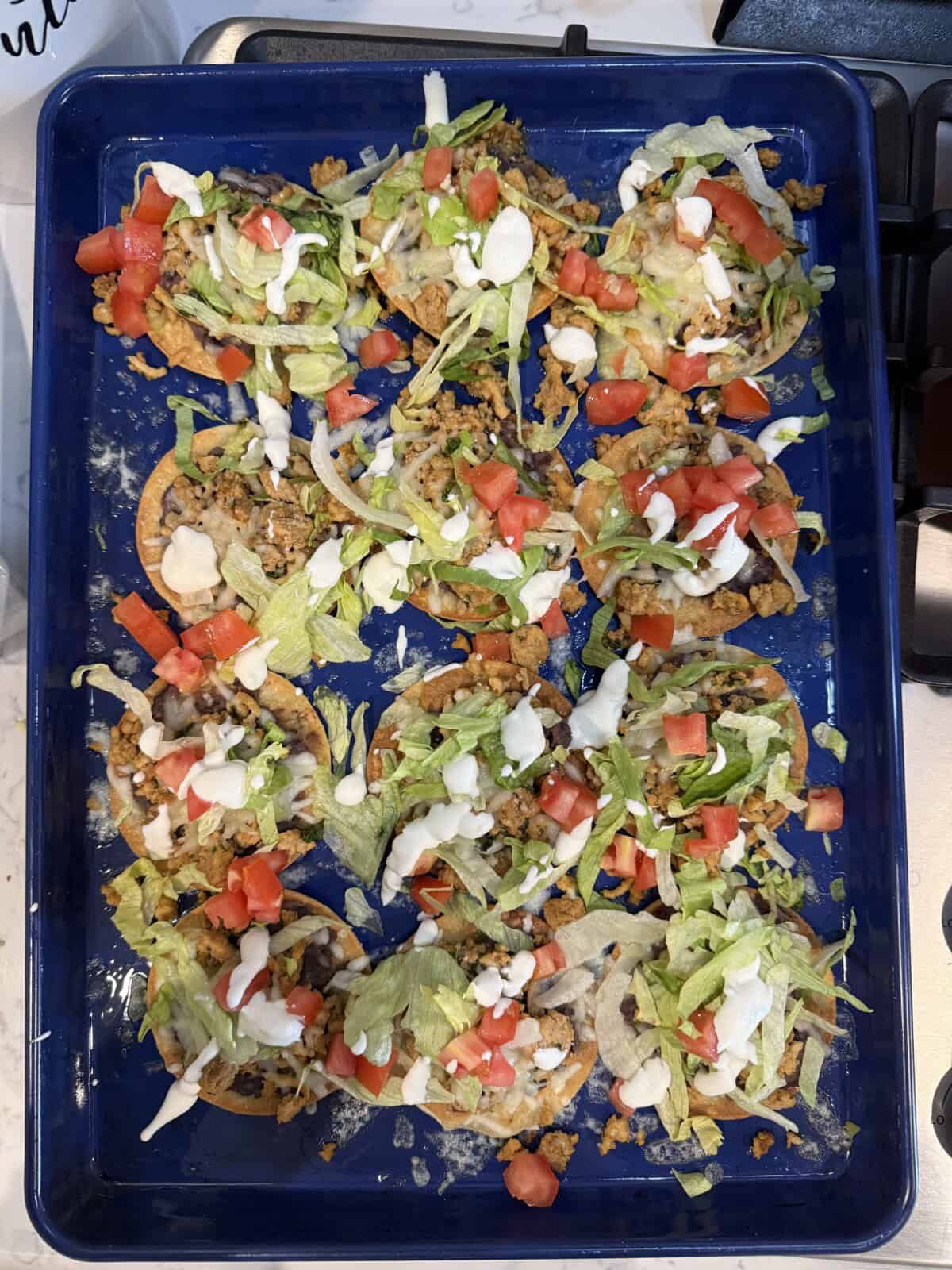 Sheet pan tostadas. 