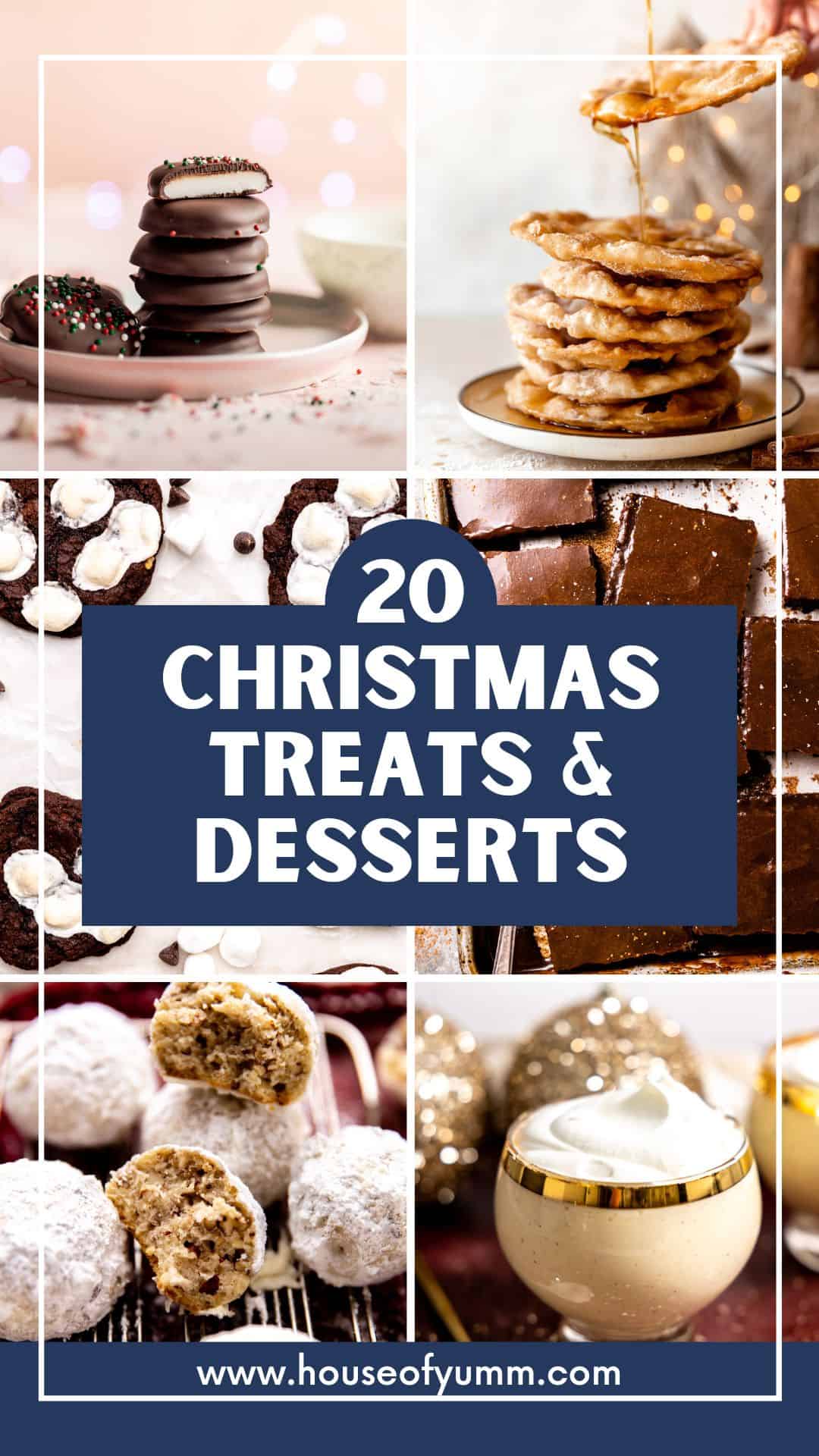Christmas Desserts Collage